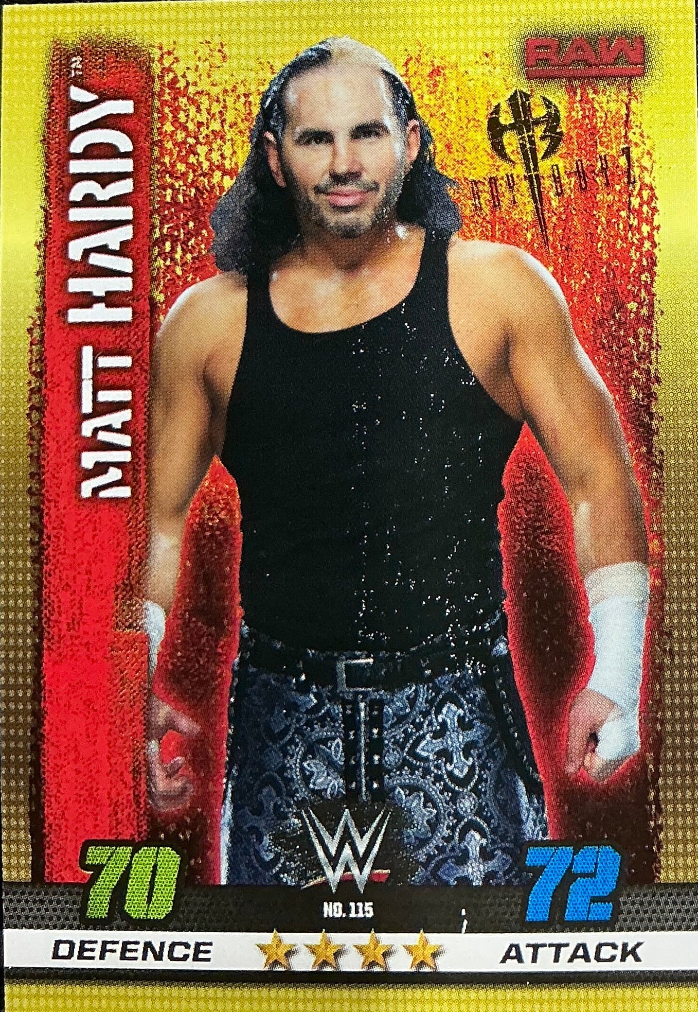 Topps Slam Attax Matt Hardy #115 Trading Card